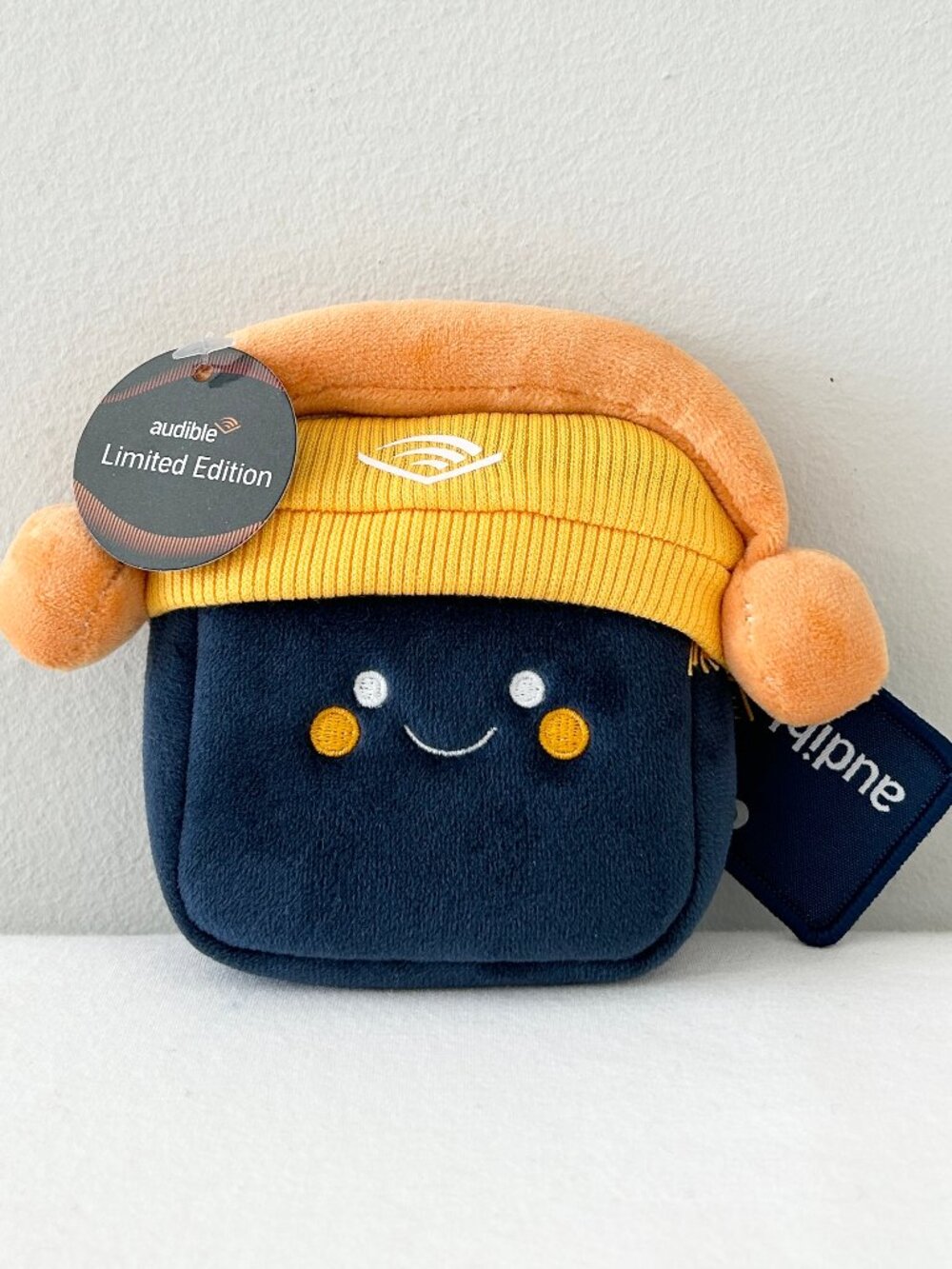 AUDIBLE Plush Pouch Keychain AirPod Case 2026 Sundance Film Festival Ltd Ed NWT